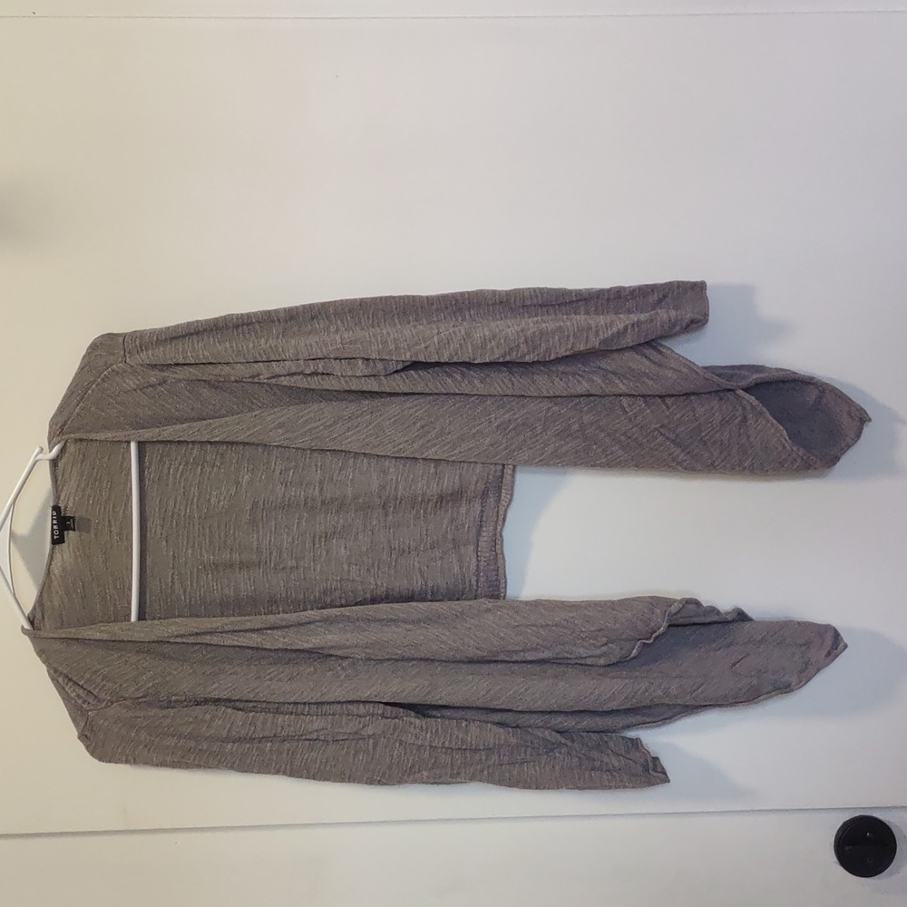 Torrid burnout gray cardigan 3x